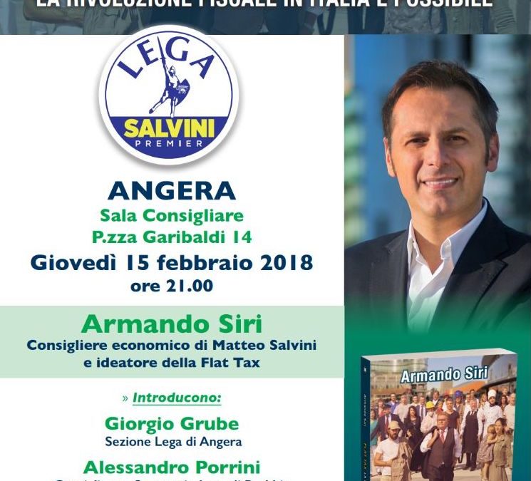 Incontro sulla Flat Tax organizzato dalla Lega di Angera